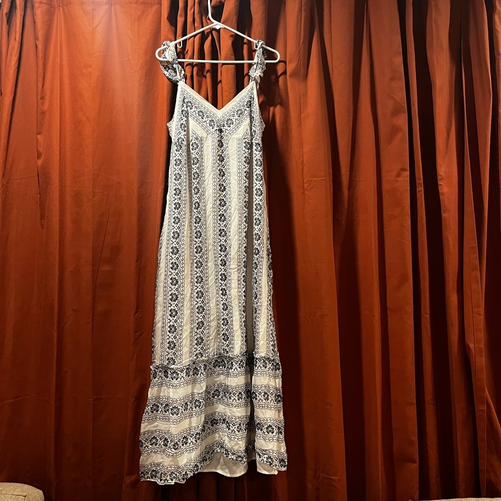 Lucky Brand paisley maxi dress size L